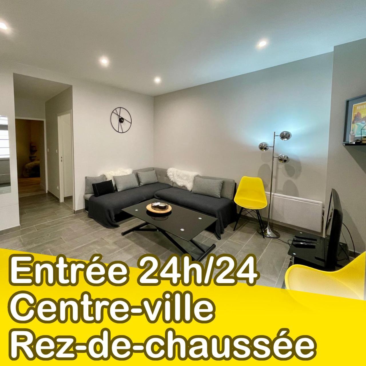 « La Bicyclette » 35M2 Tout Equipe Centre Ville Mayenne Luaran gambar